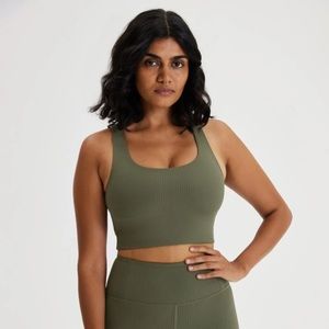 Girlfriend Collective Cypress RIB Paloma Razorback Bra Size Medium